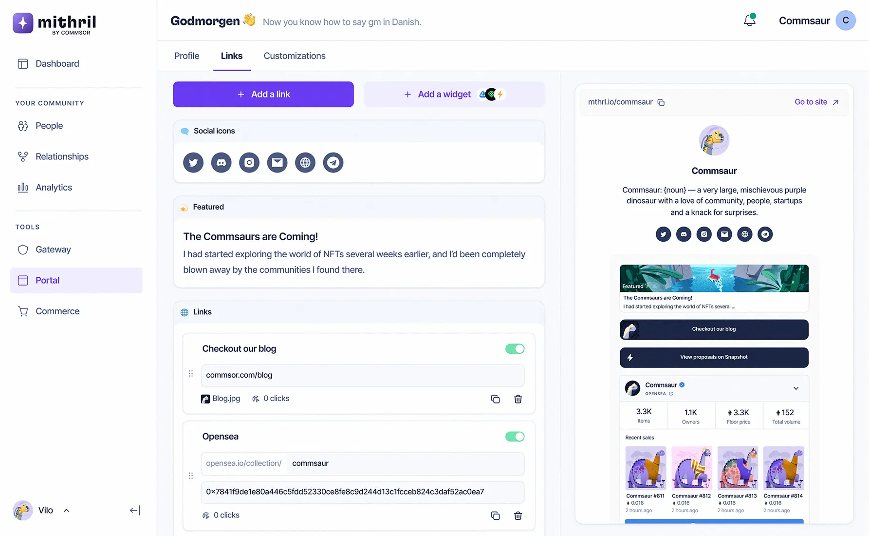 Mithril Portal homepage Image 3